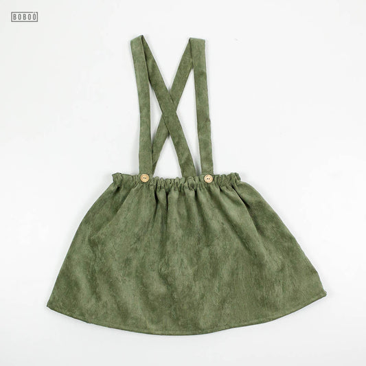 Falda con Tirantes Micropana Verde